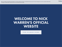 Tablet Screenshot of djnickwarren.com